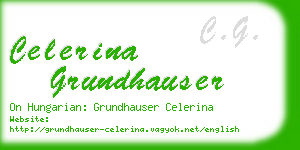 celerina grundhauser business card